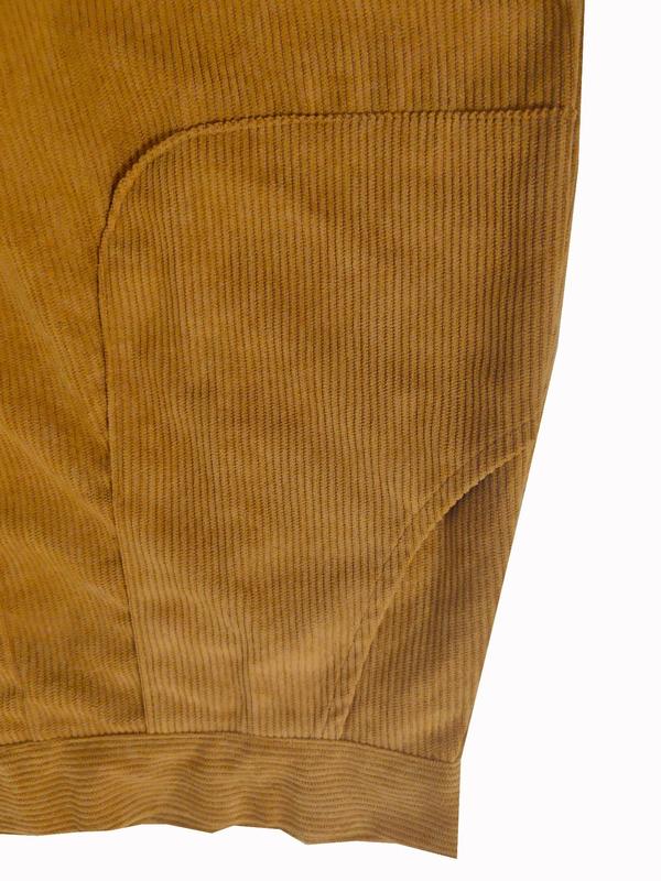 Women's Solid Split Thigh Zipper Corduroy Skirt, Casual Fashion Pocket A Line Skirt for Daily Outdoor Wear, Women's Bottoms for Spring & Fall